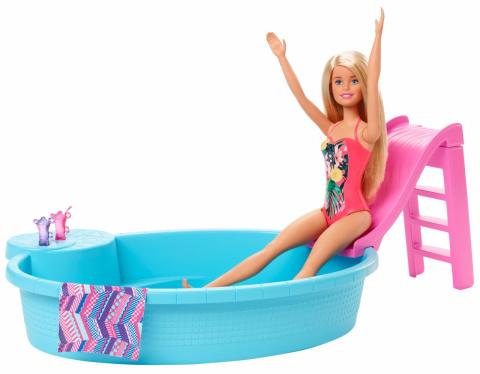 Barbie Ve Eğlenceli Havuzu Oyun Seti GHL91