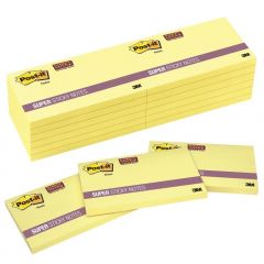 Post-it® Super Sticky Not, Sarı, 90 Yaprak, 76x127mm
