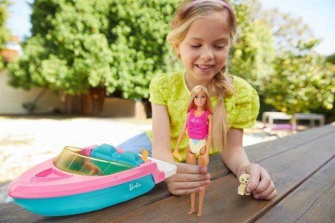 Barbie Bebek ve Teknesi Oyun Seti GRG30