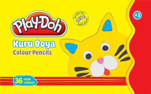 Play-Doh Teneke Kutu Kuru Boya 36 Renk