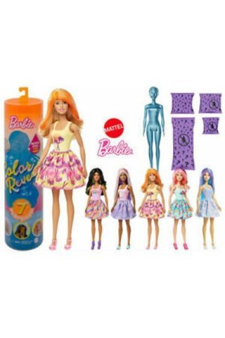 Barbie Color Reveal Renk Değiştiren Sürpriz Barbie Işıltılı Bebekler Serisi - Seri 1