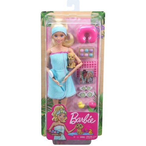 Barbie Spa Günü Bebekleri Sarışın Gjg55