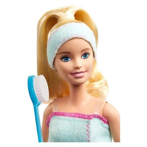 Barbie Spa Günü Bebekleri Sarışın Gjg55