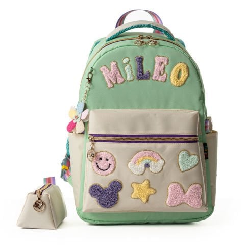 Mileo Puffy Okul Çantası Yeşil