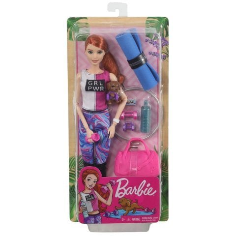 Barbie Spa Günü Bebekleri Kızıl GJG57