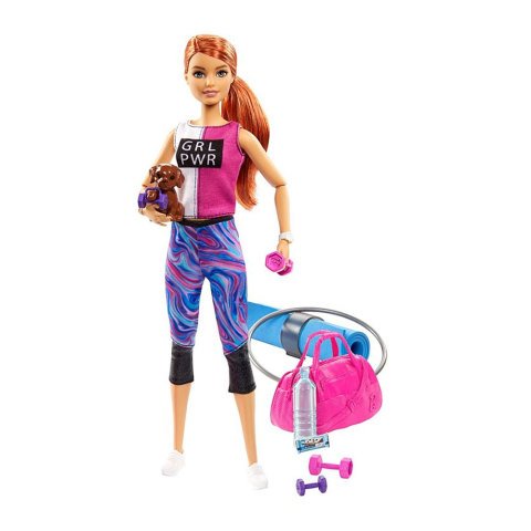 Barbie Spa Günü Bebekleri Kızıl GJG57