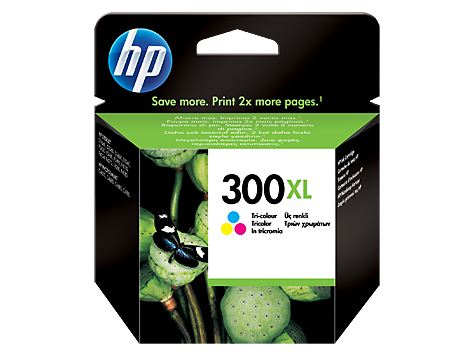 HP 300XL Yüksek Kapasiteli Üç Renkli Orijinal Mürekkep Kartuşu (CC644EE)
