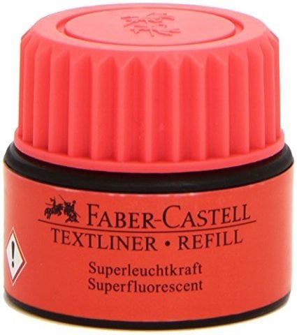 Faber Castell Fosforlu Mürekkebi Kırmızı