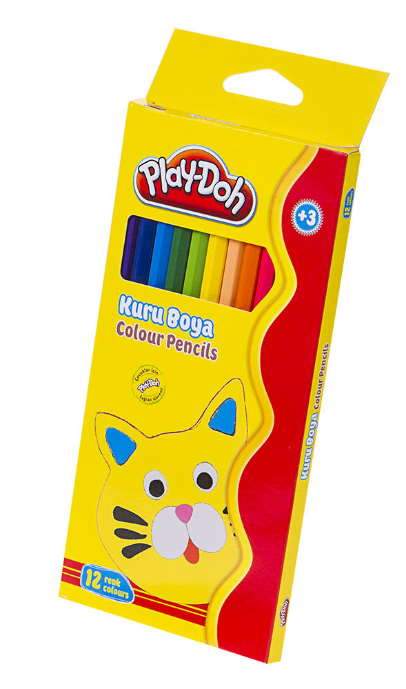 Play-Doh Tam Boy Kuru Boya 12 Renk
