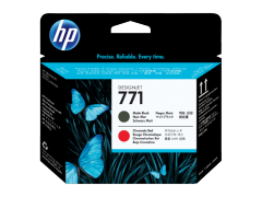 HP 771 Mat Siyah/Kromatik Kırmızı DesignJet Baskı Kafası (CE017A)
