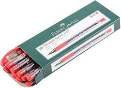 Faber Castell 1425 Tükenmez Kalem Kırmızı 10'lu