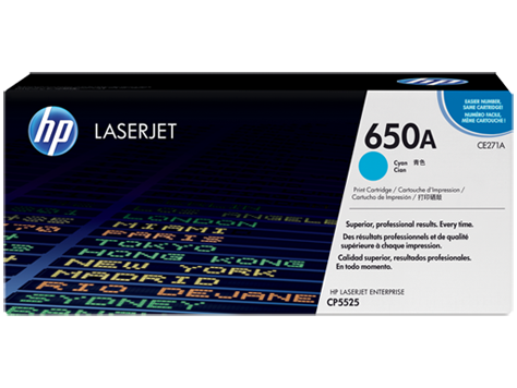 HP 650A Camgöbeği Orijinal LaserJet Toner Kartuşu (CE271A)
