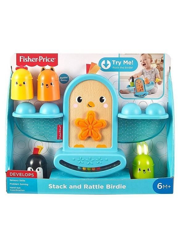 Fisher Price Sıralama ve Şekil Ayırma Oyuncakları Eğlenceli Kuş GJW26