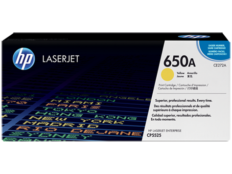 HP 650A Sarı Orijinal LaserJet Toner Kartuşu (CE272A)