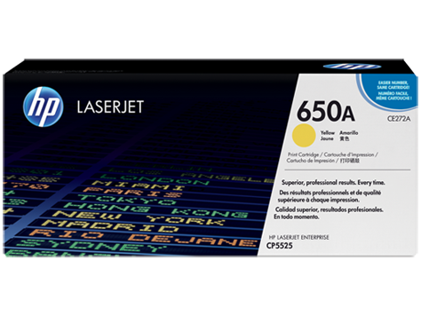 HP 650A Sarı Orijinal LaserJet Toner Kartuşu (CE272A)