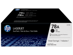 HP 78A 2'li Paket Siyah Orijinal LaserJet Toner Kartuşları (CE278AD)