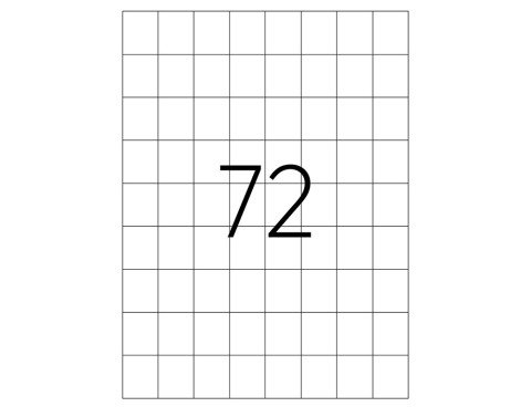 Tanex TW-2072 Laser Etiket 26.25x33.16mm