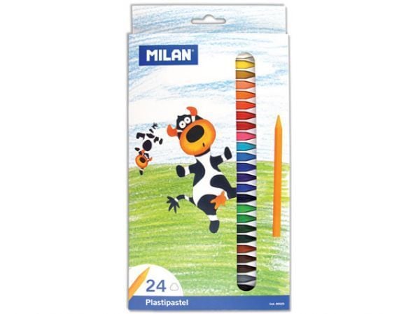 Milan PLASTIPASTEL Pastel Boya Kalemi 24'lü