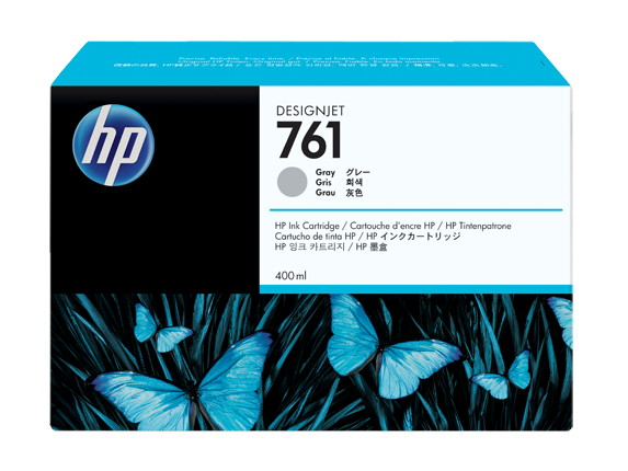 HP 761 400 ml Gri DesignJet Mürekkep Kartuşu (CM995A)