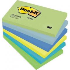 Post-it® Not, Mint Serisi, 6'lı Paket,  100 yaprak, 76x127mm