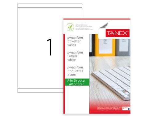 Tanex TW-2100 Laser Etiket 210X280mm