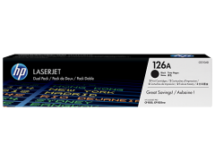 HP 126A 2'li Paket Siyah Orijinal LaserJet Toner Kartuşları (CE310AD)