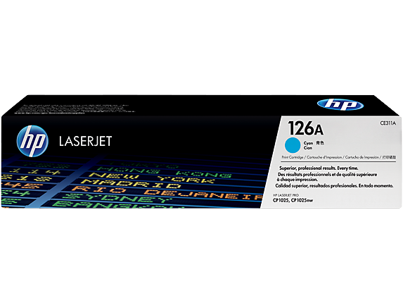 HP 126A Camgöbeği Orijinal LaserJet Toner Kartuşu (CE311A)