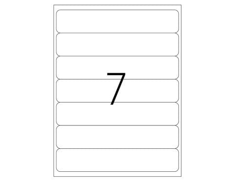 Tanex TW-2107 Laser Etiket 192.5x39mm