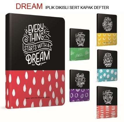 Dream A5 Sert Kapak Defter 120yp.Çizgili