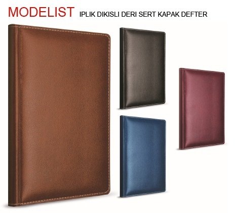 Modelist 20x28 XL Suni Deri Defter 120yp.Kareli