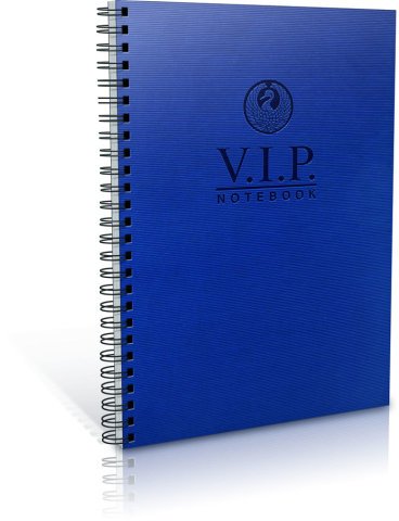 Gıpta VIP Spiralli Deri Kapak Defter A4 140yp.Kareli