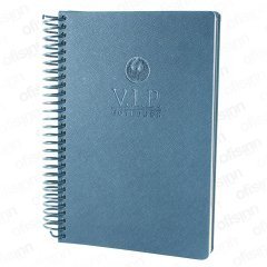 Gıpta VIP Spiralli Deri Kapak Defter A4 140yp.Kareli
