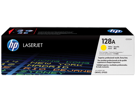 HP 128A Sarı Orijinal LaserJet Toner Kartuşu (CE322A)