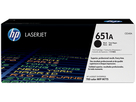 HP 651A Siyah Orijinal LaserJet Toner Kartuşu (CE340A)