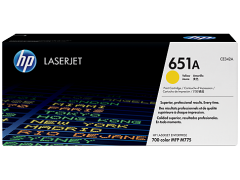 HP 651A Yellow Original LaserJet Toner Cartridge (CE342A)