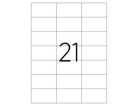Tanex TW-2124 Laser Etiket 70.42x43mm