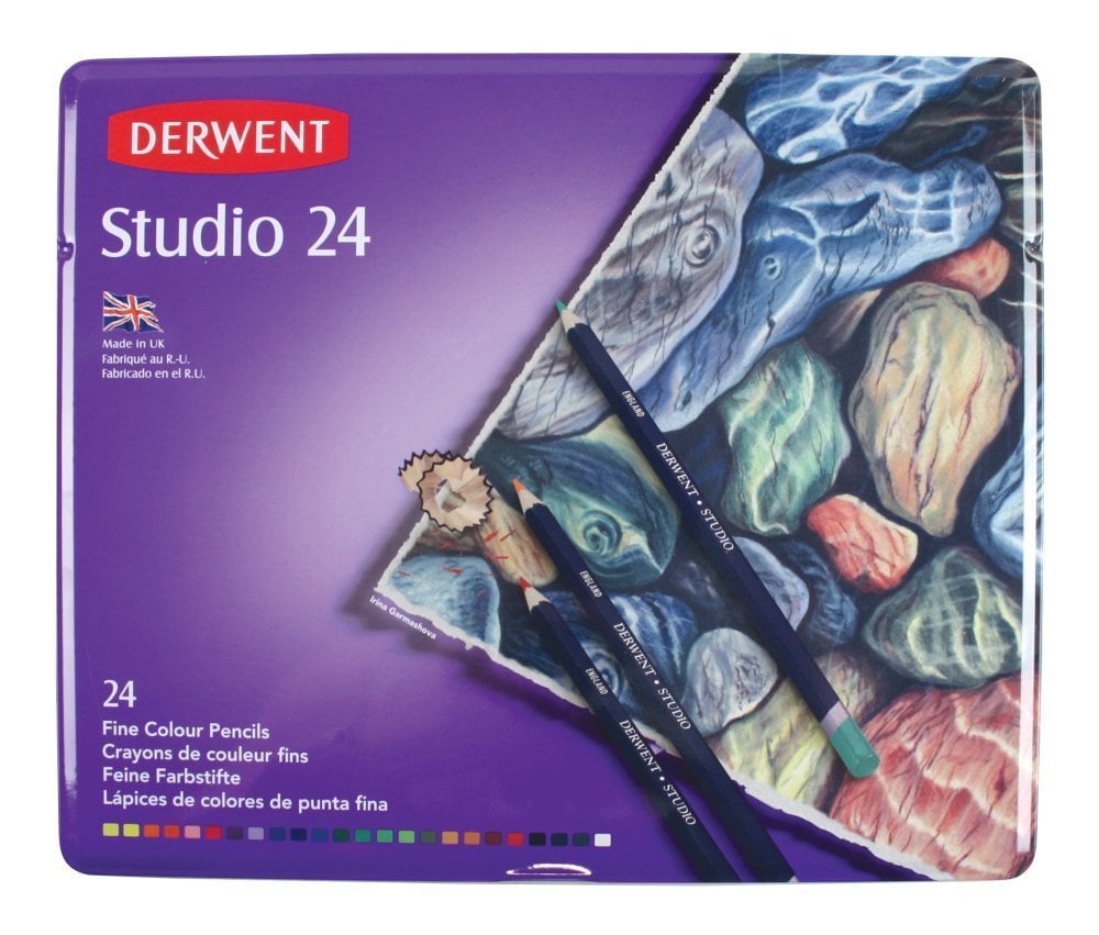 Derwent Studio Renkli Kalem Seti 24 Renk