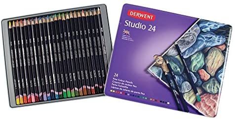 Derwent Studio Renkli Kalem Seti 24 Renk