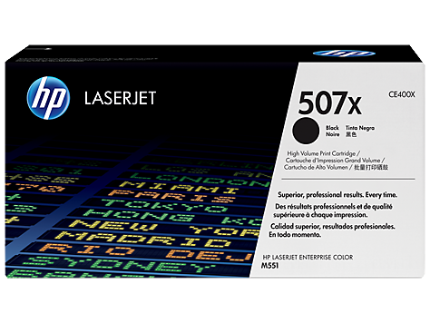 HP 507X Yüksek Kapasiteli Siyah Orijinal LaserJet Toner Kartuşu (CE400X)