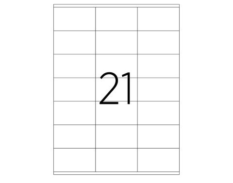 Tanex TW-2141 Laser Etiket 70x41mm