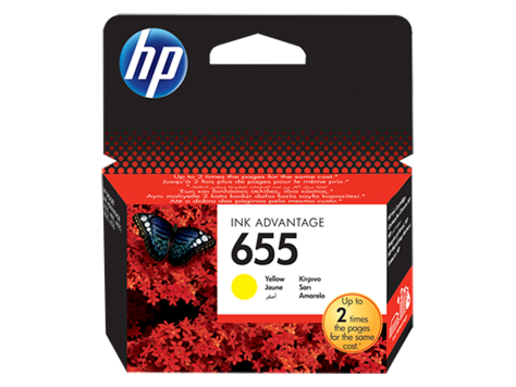 HP 655 Sarı Orijinal Ink Advantage Mürekkep Kartuşu (CZ112AE)