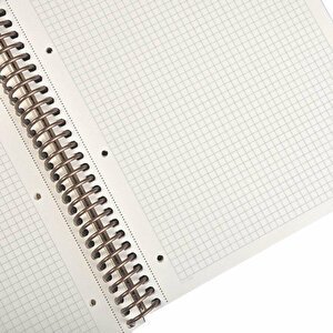 Sunday A4 Spiralli Suni Deri Defter 140yp.Kareli