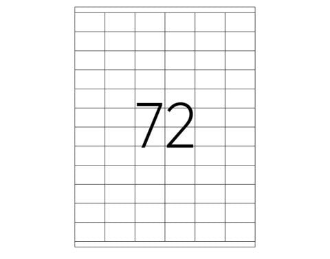 Tanex TW-2172 Laser Etiket 35x23mm
