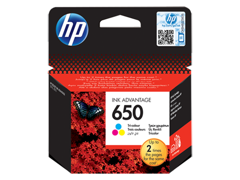 HP 650 Üç Renkli Orijinal Ink Advantage Mürekkep Kartuşu (CZ102AE)