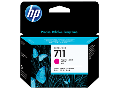 HP 711 3'lü Paket 29 ml Macenta DesignJet Mürekkep Kartuşları (CZ135A)