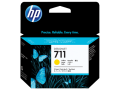 HP 711 3'lü Paket 29 ml Sarı DesignJet Mürekkep Kartuşları (CZ136A)