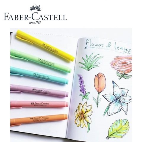 Faber Castell Fosforlu Kalem 38 Pastel Mavi
