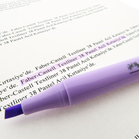 Faber Castell Fosforlu Kalem 38 Pastel Mavi