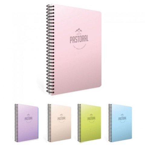 Pastoral A4 Spiralli PP Kapak Defter 96YP Kareli