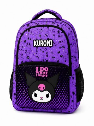 Kuromi Okul Sırt Çantası Mor Lisanslı Çocuk Çantası